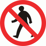 prohibition 3 no pedestrians prohibition 3 no pedestrians