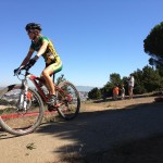 Sport Female rider crests the switchback climb (Courtesy Sebastion Brannstrom)